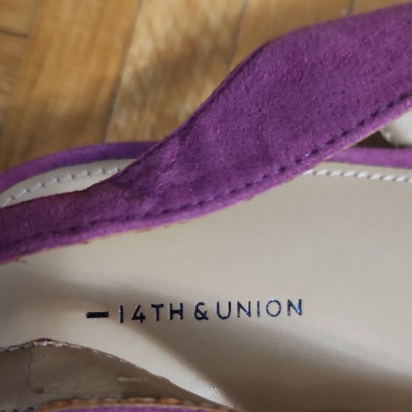 14th & Union Magenta Slingback Heels - Picture 3 of 3